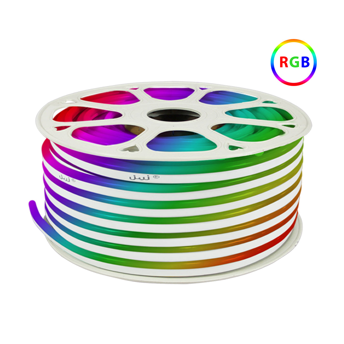 Manguera Neón flex RGB 50mts